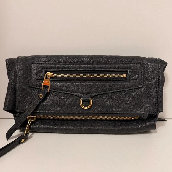 Authentic Louis Vuitton Petillante Empreinte Clutch Blue-Black | Gold Hardware - Picture 2 of 16